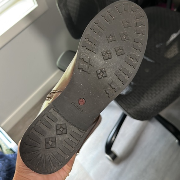 Blondo Viva Tall Leather Riding Boots Butterscotch Brown Waterproof - Picture 10 of 10